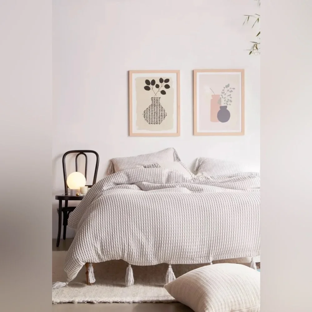 UO Waffle Duvet Cover